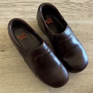 Brown Slip-Resistant Dansko Clogs